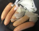 ウインナー☆野菜ジュース＆ケチャップ炒め作り方1写真