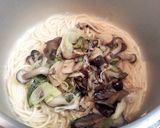きのこで食べる和風パスタ作り方8写真