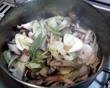 きのこで食べる和風パスタ作り方7写真