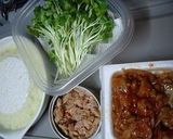 ランチに☆ツナ納豆キムチおろしスパゲティ作り方1写真