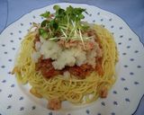 ランチに☆ツナ納豆キムチおろしスパゲティ作り方4写真