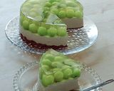 大人のマスカット生チーズケーキ★低糖質作り方15写真