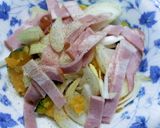 【簡単】かぼちゃとベーコンの温サラダ作り方4写真