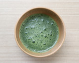 介護食　ソフトもち入り簡単お抹茶作り方4写真