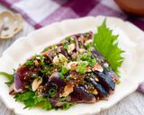 さっぱりタレで食べる◎かつおのたたき作り方4写真