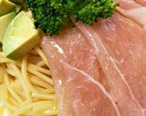 生ハムとアボカドの冷製パスタ作り方7写真