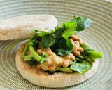ヘルシー！クレソンと納豆のマフィンサンド作り方5写真