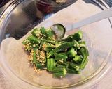 オクラとトマトの中華風サラダ作り方4写真