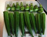 オクラとトマトの中華風サラダ作り方3写真