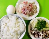 毛ガニのあんかけチャーハン作り方1写真
