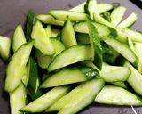 やみつき*きゅうりの塩昆布おかか和え作り方1写真