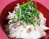 簡単で身体喜ぶ、新玉葱のさっぱり豚丼作り方7写真
