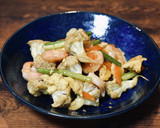 エビとカリフラワーの中華炒め作り方9写真