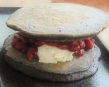 【黒ごまどら焼き〗粒あん×クリームチーズ作り方5写真