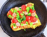 ピザ風の玉子パン作り方11写真