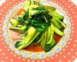 シンプルなのに美味‼️青梗菜のオイスターソース炒め作り方5写真