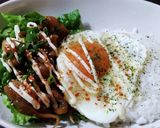 照り焼きチキン＊マヨ丼作り方7写真