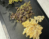 わらびと実山椒の炊き込みごはん作り方1写真
