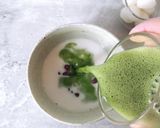 簡単！もちもち白玉入り抹茶ラテぜんざい作り方5写真