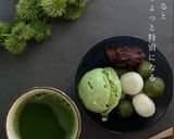 簡単！もちもち白玉入り抹茶ラテぜんざい作り方7写真