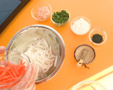 茶殻たっぷり♪お茶のかき揚げ【食遺産】作り方1写真