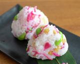 鮮やか!紅生姜と枝豆のおむすび作り方6写真