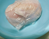 簡単俺の飯　鶏むねのソテー黒胡椒ソース作り方1写真