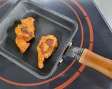 フライパンでカリッ！辛味チキンのよく焼き作り方3写真