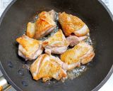 鶏もも肉と春キャベツのカラシ中華炒め作り方3写真