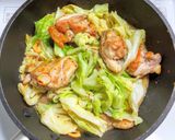 鶏もも肉と春キャベツのカラシ中華炒め作り方5写真