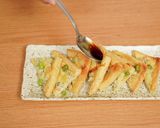 枝豆としらすのいなりピザ作り方4写真