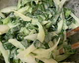 小松菜と新玉ねぎのサクッとかき揚げ作り方1写真
