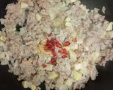 挽肉と玉葱の餡かけ中華丼作り方4写真