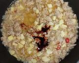挽肉と玉葱の餡かけ中華丼作り方5写真
