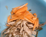 簡単にんじんと牛蒡のきんぴらスープ作り方1写真
