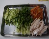 韓国風梅しそ冷麺作り方2写真