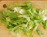 【涼やか】ホホホタケの冷しゃぶサラダ作り方1写真