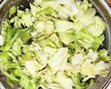 鶏ささみ団子と キャベツ きのこのスープ作り方5写真