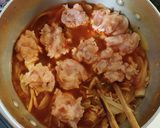 鶏ささみ団子と キャベツ きのこのスープ作り方9写真