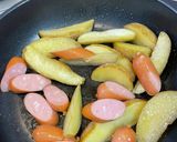 アスパラのジャーマンポテト作り方3写真