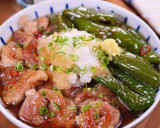 豚肉とピーマンの☆涼風みぞれ揚げびたし作り方5写真