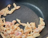 フキと鶏皮のみそ炒め作り方3写真