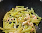 フキと鶏皮のみそ炒め作り方4写真