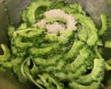 我が家のゴーヤチャンプル作り方1写真