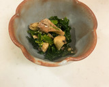 簡単☆和えるだけ！サバ缶と青菜の和え物作り方6写真
