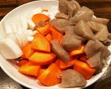 豚白モツの煮込み作り方4写真
