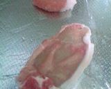 薄切り豚肉の玉ねぎ巻き～大葉にんにく醤油作り方2写真