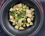 鶏胸肉とジャガイモのジェノベーゼグラタン作り方7写真