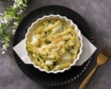 鶏胸肉とジャガイモのジェノベーゼグラタン作り方11写真