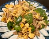 ピーマンとキャベツと卵の豚肉炒め作り方7写真